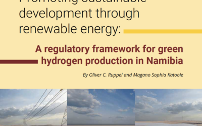 New report launched: A regulatory framework for green hydrogen production in Namibia