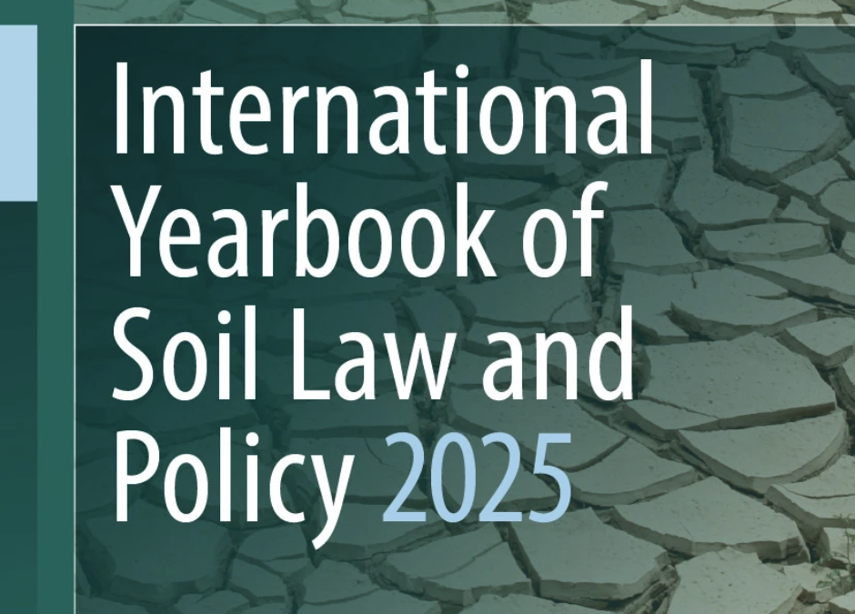 New Book Publication: International Yearbook of Soil Law and Policy