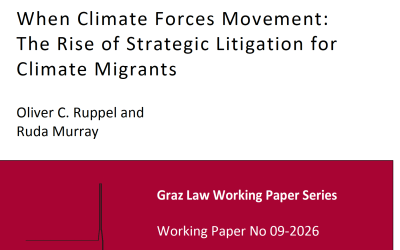 New Paper: When Climate Forces Movement – The Rise of Strategic Litigation for Climate Migrants